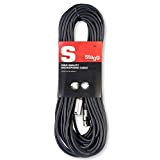 Stagg 10m, XLRf to XLRm Plug Microphone Cable, 10 m, Nero