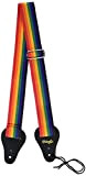 Stagg 11548 2"-Cinghia per chitarra in Nylon, colore: arcobaleno