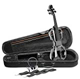 Stagg Evn x-4/4 MBK Full size violino elettrico, colore nero