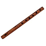 STORE INDYA Classic Indian Flute Indiano Strumento Musicale di Legno Intagliato a Mano &