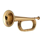 Strumento Bugle B Flat Bugle Call Tromba Cavalleria Corno D'ottone con Bocchino per School Band