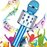 SunTop Microfono Karaoke Bluetooth Wireless, Portatile Microfono Karaoke Bambini con Altoparlante, KTV Karaoke Player per Cantare, Funzione compatibile con Android, ...