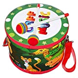 SUPVOX Bambini Drum Set Tamburo Di Legno Giocattoli Con Cinturino 2 Bacchette Rullanti In Marcia Educativi Giocattoli Musicali Per Bambini ...
