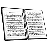 SUQ Cartella Musicale A4, 40 Pagine, Raccoglitore Porta Spartiti Musicali, per Modificare il Pianoforte, Segno, Chiave Musicale, Porta Documenti, Disegni ...