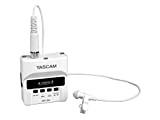 Tascam DR-10L/LW Digital Audio Recorder Con Microfono Lavalier - Bianco - Modello DR-10LW