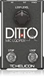 TC Helicon DITTO MIC LOOPER Pedale looper a due pulsanti facile da usare per voce e strumenti acustici