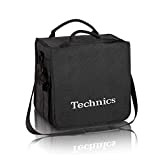 Technics Backbag nero con scritta argento