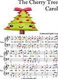 The Cherry Tree Carol Easy Piano Sheet Music with Colored Notes (English Edition)