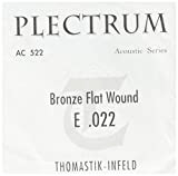 Thomastik corda Mi .022 bronzo, flatwound avvolgimento seta AC522 per Chitarra Acustica Plectrum Acoustic Series set AC211