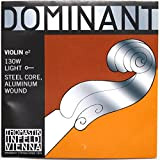 Thomastik Corda per 4/4 Violino Dominant - Corda Mi Nucleo in Acciaio, Rivest. Alluminio, Soft, pallino