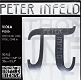Thomastik Corda per Viola 4/4 Peter Infeld - corda Do nucleo sintetica, rivest. argento, media