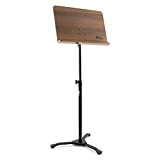 TIGER MUS35-PRO Leggio professionale per spartiti orchestrali con scrivania in legno e con base robusta interamente in metallo, ideale per ...