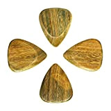 Timber Tones Fat timtf-inc-4 Indian Chestnut Picks (Confezione da 4)