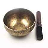 TMY campane tibetane Handmade Pure Copper Tibetan Singing Bowl Spa Fisioterapia Sound Therapy Practice Copper Bowl Yoga Supplies Ornamenti (Dimensione ...