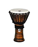 Toca To809210 Tf2Dj-9Sc Djembe Freestyle II 9" Spun Copper Synth. Head Rope Tuned
