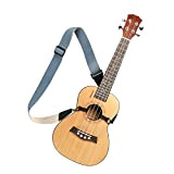 Tracolla regolabile per ukulele Mini tracolla per chitarra e collo Slung Ukulele Strap per adulti e bambini senza foratura (S, ...