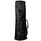 Trombone Gig Bag with Adjustable Shoulder Straps Oxford Fabric Black Water-resistant Cotton Padded Backpack,Trombone bag