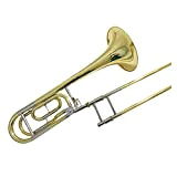 Trombone Standard BB Bass Trombones con Cassa Bocchino Slide Trombone Strumenti Musicali B Plat Plat Trombon Placcato Argento Placcato Nichelato ...