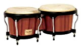 Tycoon Percussion 7/8 e 1/2"-Coppia di bonghi, serie Artist, dipinta a mano, colore: marrone