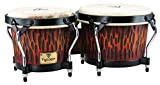 Tycoon Percussion STBS-BCO - Coppia di bonghi con finiture cesellate, serie Supremo Select, colore arancione