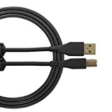 UDG Cavo USB 2.0 (A-B) Dritto Nero 1M - Audio ottimizzato UDG Ultimate Audio Cable per DJ e produttori per ...