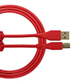 UDG Cavo USB 2.0 (A-B) Dritto Rosso 1M - Audio ottimizzato UDG Ultimate Audio Cable per DJ e produttori per ...