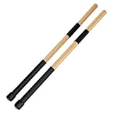 Ueetek coppia di 40 cm Bamboo rod tamburo spazzole bastoni per jazz musica folk