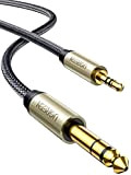 UGREEN Cavo Audio Jack Professionale, Cavo AUX 3,5mm a 6,35mm TRS Cavo Stereo Aux in Nylon per Collegare Smartphone, Tablet, ...