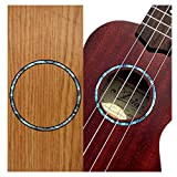 UKR-279B-C - Adesivo per ukulele da concerto, rosetta con buco sonoro