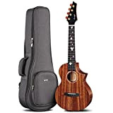 Ukulele Tenore Enya EUT-M6 26 pollici con corpe in AAA mogano massiccio, high-end ukulele borsa imbottita, corde di Daddario Tenore,Lucido ...