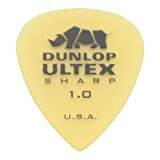 Ultex, 12 x Dunlop Sharp-Plettri da chitarra, 1 mm, In una pratica di latta