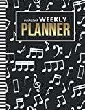 Undated Weekly Planner: 8.5x11 Large Agenda / Non-Dated Organizer / 52-Week Life Journal With To Do List - Habit and ...