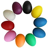 Uova Shaker, Egg Maracas, Musical Egg Shaker, Meinl Percussion, Adatto per Attività Genitore-figlio, Educazione Precoce All'asilo, 10 Pezzi, Colore Casuale