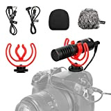 Upgraded New BOYA Camera Super-Cardioid Video Shotgun Condenser Microphone by-MM1+ with Headphone Monitoring for Camera Camcorder Android iOS Smartphone Mac ...