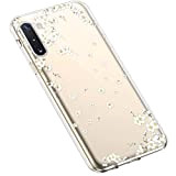 Uposao Compatibile con Samsung Galaxy Note 10,3D Fashion Ultra Slim Sottile TPU Cover Soft Gel Silicone Protettivo Skin Back Cover-Fiore ...
