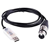 USB a DMX512 3PIN XLR Adattatore di interfaccia Freestyler Software Computer PC Stage Lighting Controller Dimmer DMXControl RS485
