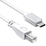 USB C a USB B Midi 1 m, tipo C a Midi Interface Lead Compatibile con Samsung Huawei Laptop, MacBook ...