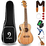 Vangoa Ukulele elettrico tenore professionale 26 pollici mogano elettrico acustico ukulele principianti kit per adulti principianti con guida di studio, ...