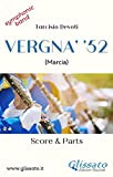 Vergna' '52 (score & parts ): Marcia per banda