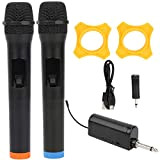 VGEBY Microfono Senza Fili, Attrezzatura Video Karaoke Microfono Portatile Professionale