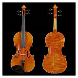 Violino Fatto A Mano Italiano Professionale Classico Che Gioca per Bambini 4/4 Violino Adulte Violon (Color : 4/4 Italy Golden)