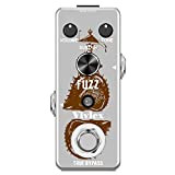 Vivlex LEF-306 Fuzz - Pedale per chitarra, mini, analogico, EH Big Muff, suono cremoso, per chitarra elettrica e basso, con ...