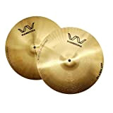 Wambooka Cymbals HCS piatto Hi-hat 14 pollici (35,56cm) per Batteria – Coppia – Finitura Tradizionale Alloy