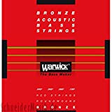 Warwick 35200 RED STRINGS Acoustic Bass (4-string) Bronze Roundwound, Medium Scale 32''