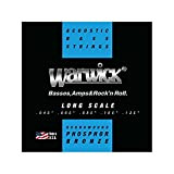 Warwick Black Label - Set di corde per basso, 5 corde, .045-.135, Phosphor Br