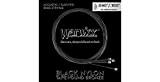 Warwick Black Nylon Tapewound Acoustic/Electric - Set di corde per basso, 4 corde, misura media, 040"-100", scala media
