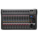 Weymic CK-160 Professional Mixer (16-Channel) for Recording DJ Stage Karaoke Music Application w/USB Drive for Computer Recording Input, /w XLR ...