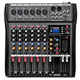 Weymic CK-6 Professional Mixer for Recording DJ Stage Karaoke Music Application (6-Channel)