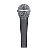 Weymic Nuovo Wm58 Mic Dinamico Vocale Microfono Stile Classico Microfono Audio Strumento Mic con Suono Pulito, Corpo in Metallo Professionale ...