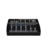 Wharfedale Pro Connect 802 USB Mixer Professionale a 6 Canali per karaoke, studio, live, ecc..